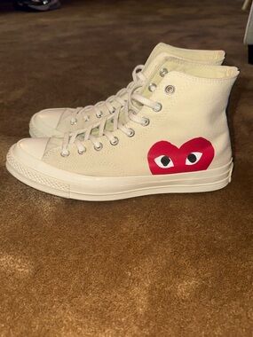 Converse x PLAY Comme des Garçons high-top sneakers